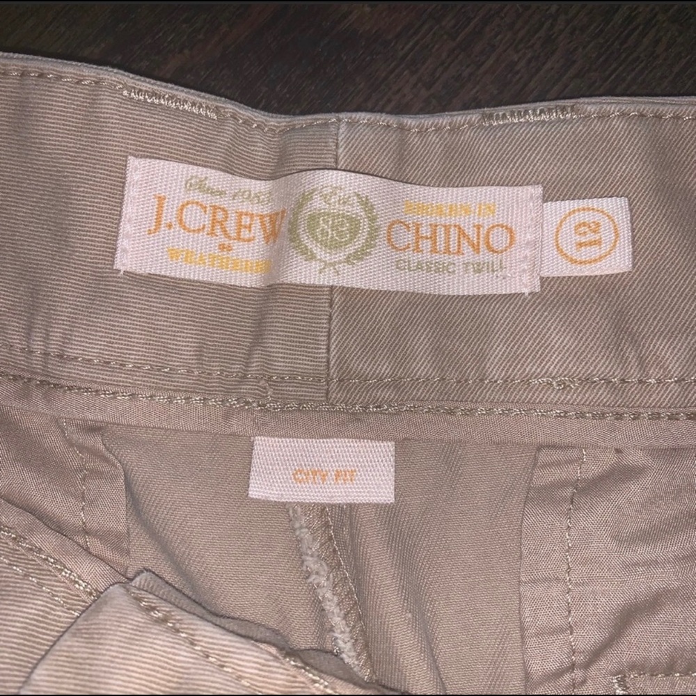 Jcrew chino twill short 4 inch inseam size 12